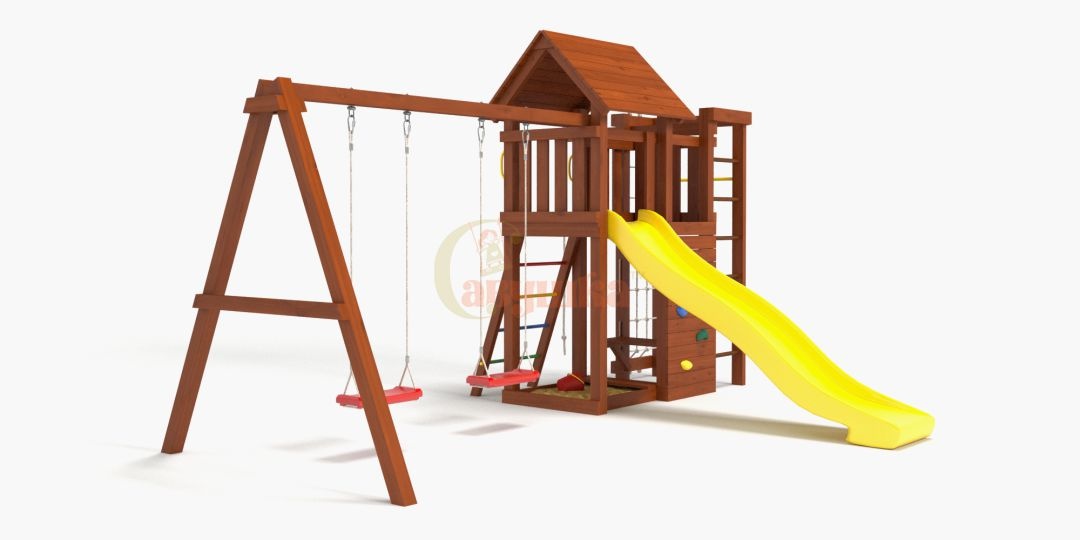 Детская площадка Савушка Мастер 10 - Махагон